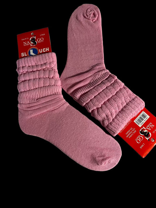 Slouch Socks (Light Pink)