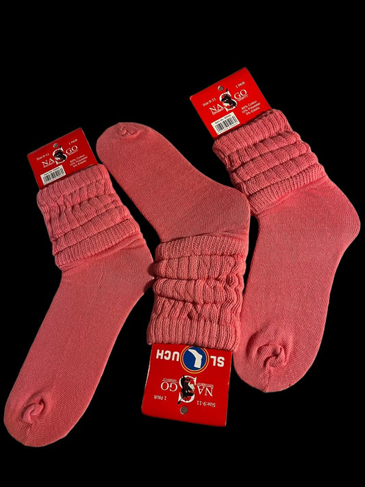 Slouch Socks (Coral)