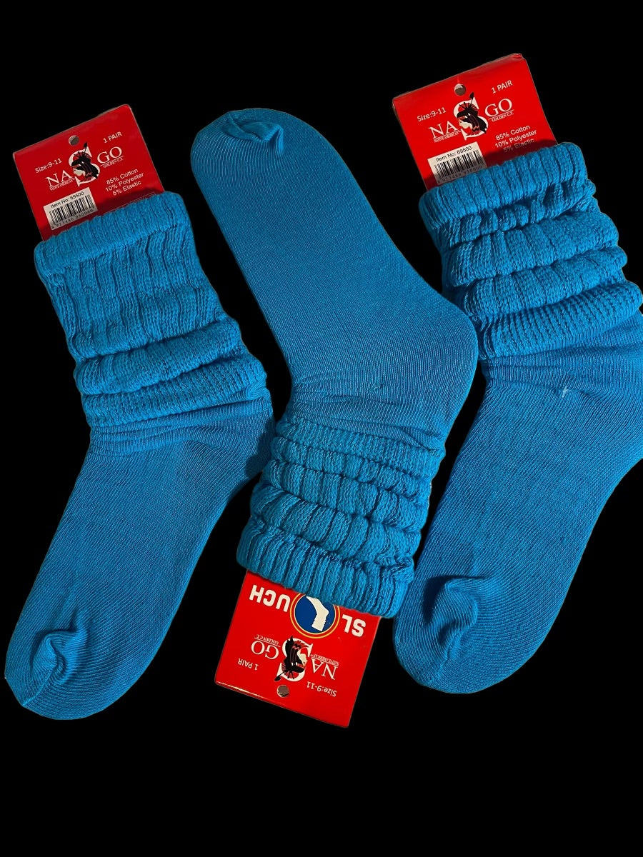 Slouch Socks (Royal Blue)