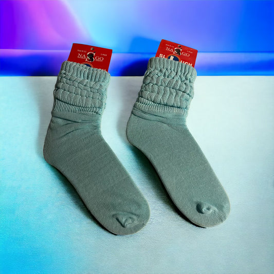 Slouch Socks (Light Blue)