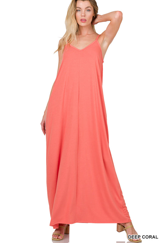 The Gigi Maxi/ Deep Coral