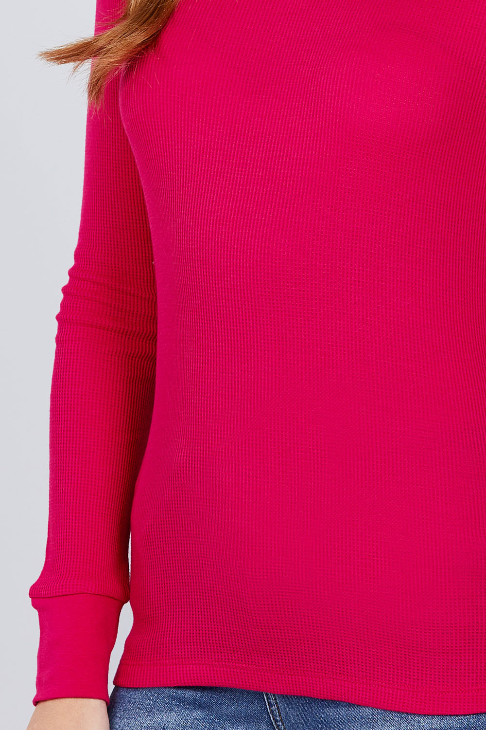 Long Slv V-neck Thermal Top